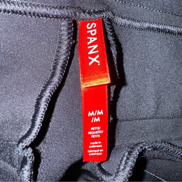 Spanx High Waist Straight Leg Ponte Pants in Black - Size Medium 20254Q - Picture 10 of 14
